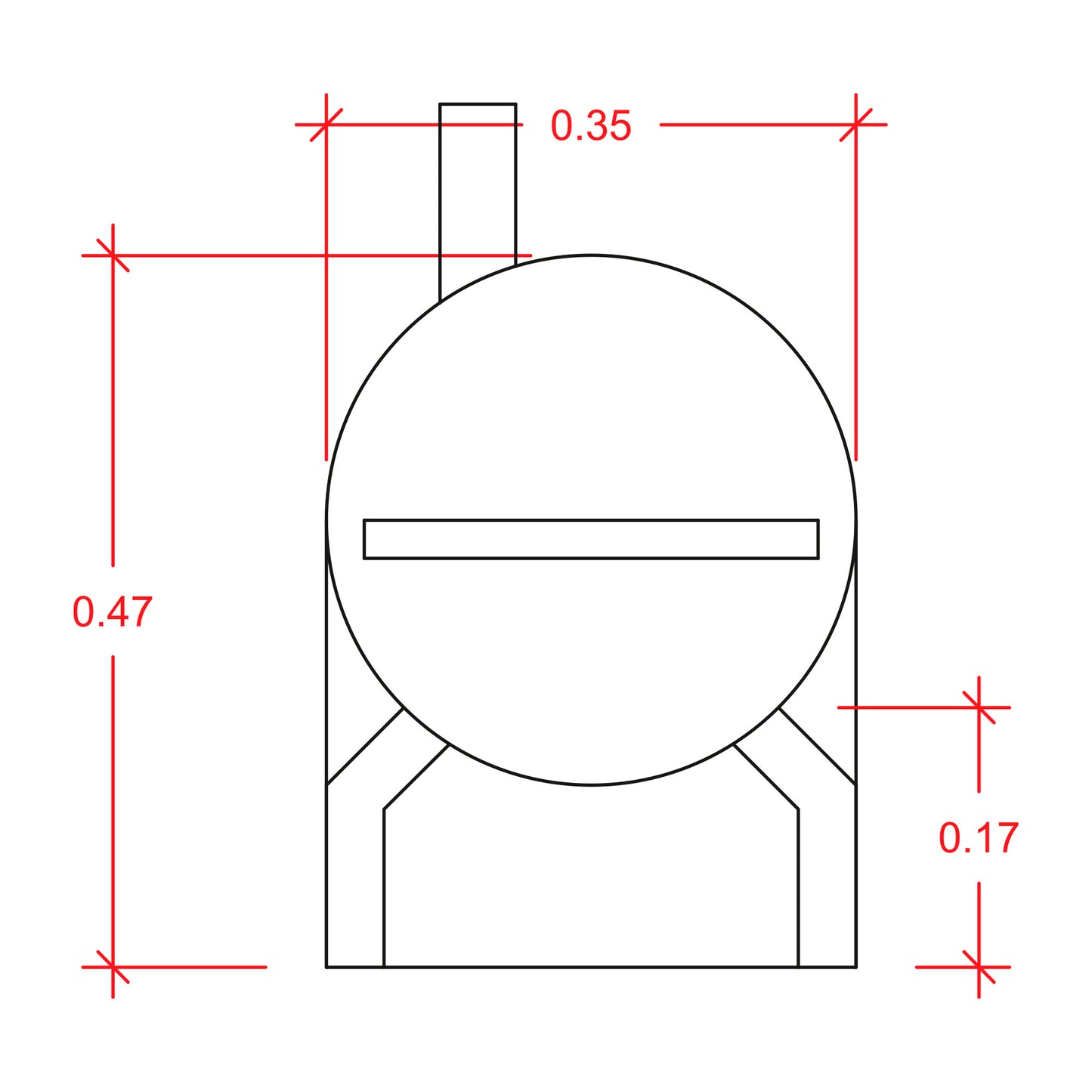 Ahumador Horizontal Mini- Juno