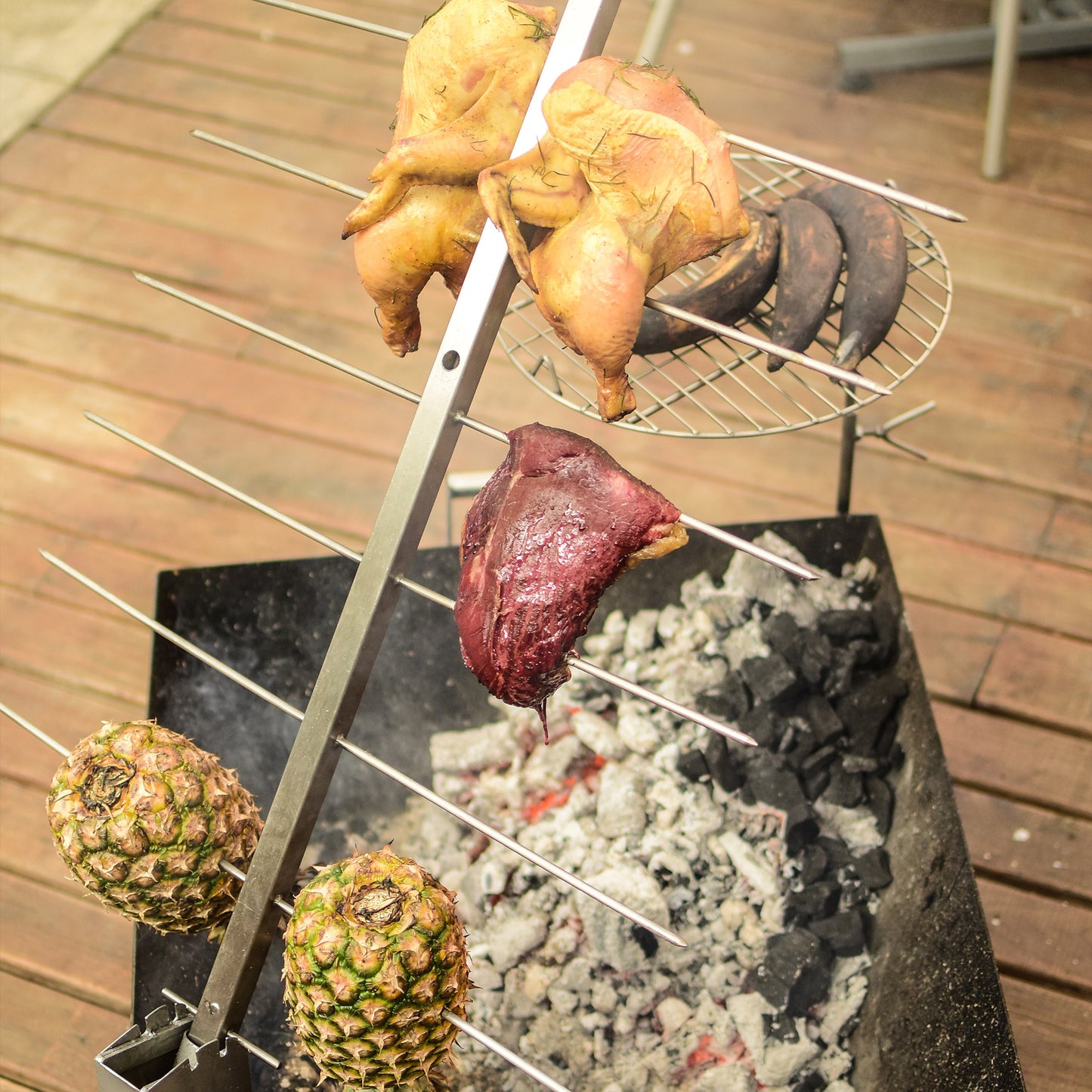 Asador en Cruz Grande Volcano