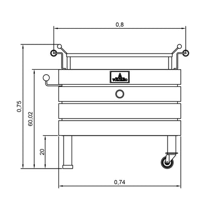 Caja China Mediana