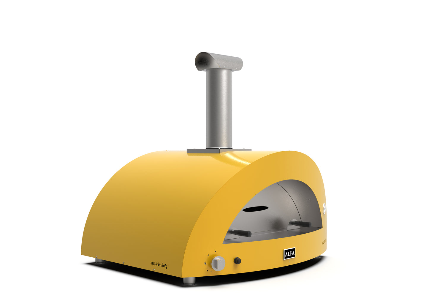 Horno Alfa Forni  Moderno 5  Pizze Hibrido  Amarillo