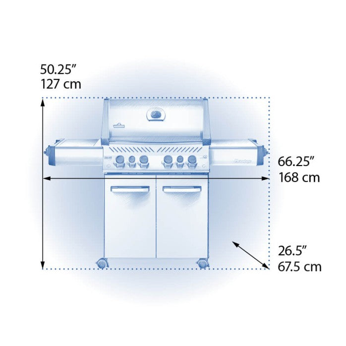 Asador Napoleon Gas Prestige 500 Rsibn