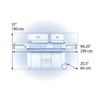 Asador Napoleon Gas Prestige Pro 825 Rsi