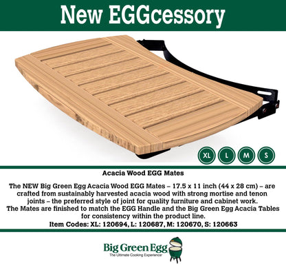 Mesas Laterales Acacia Big Green Egg Talla XL