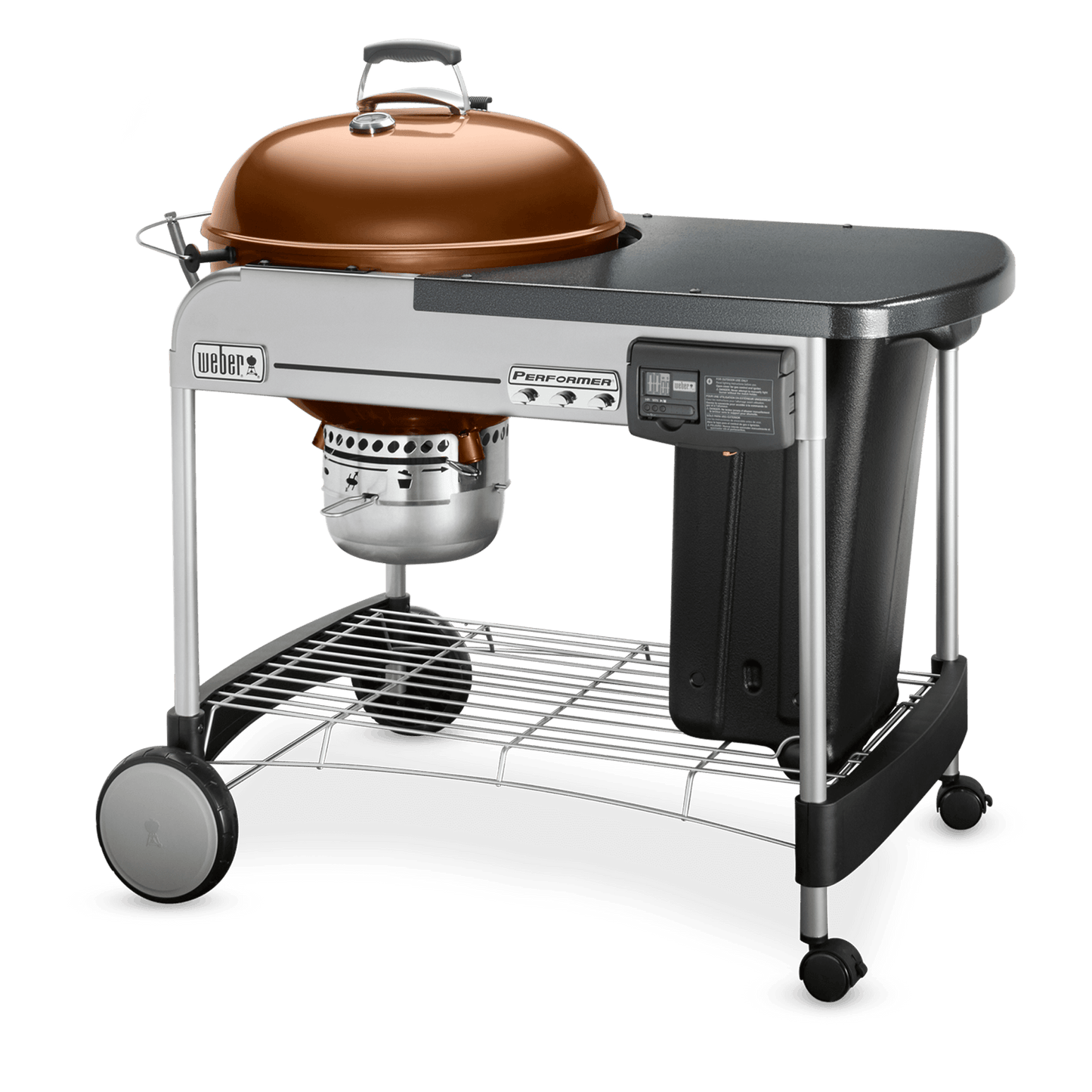 Asador De Carbón Performer Deluxe, 22" Cobre