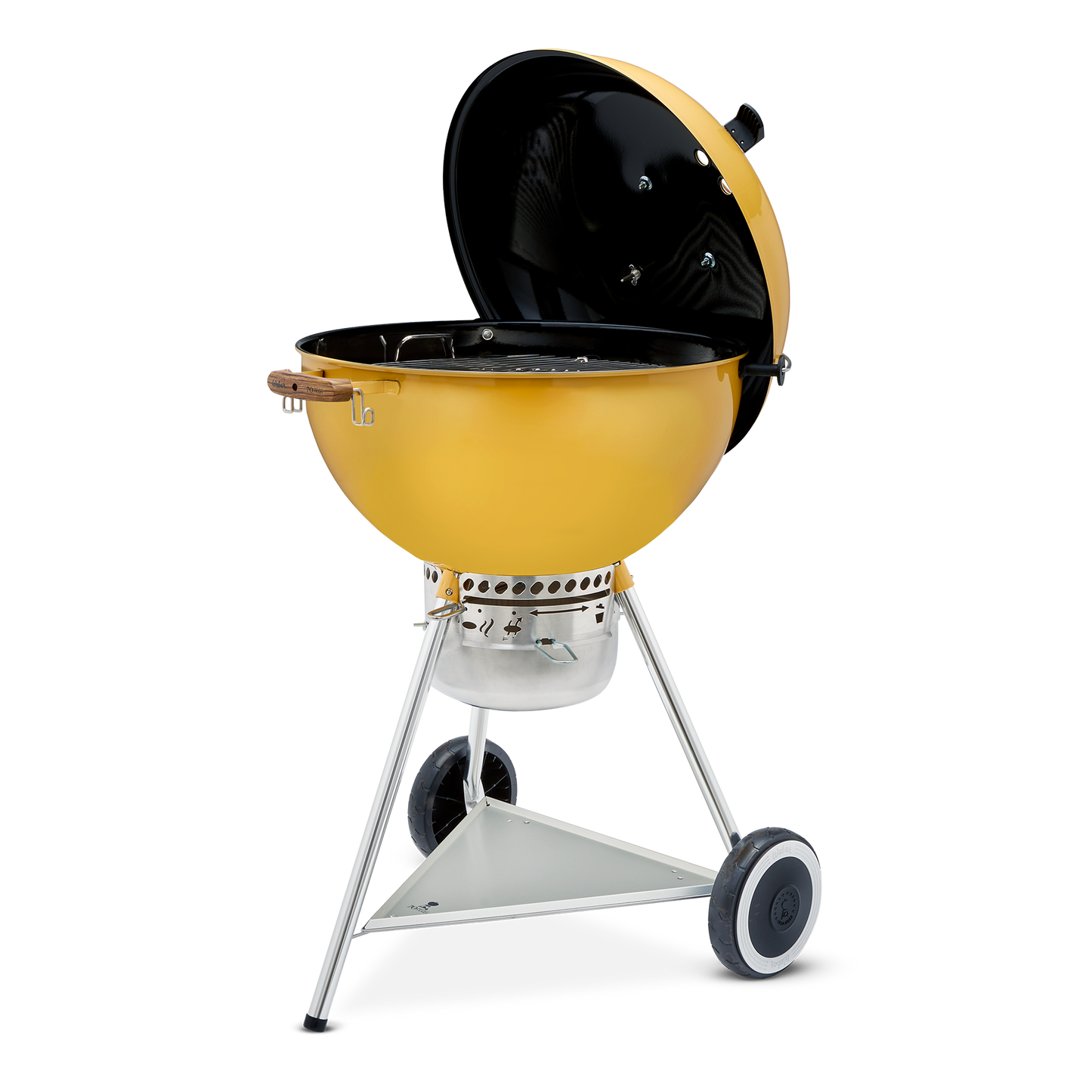 Asador De Carbón Kettle 70 Aniversario, 22"  Hot Rod Yellow