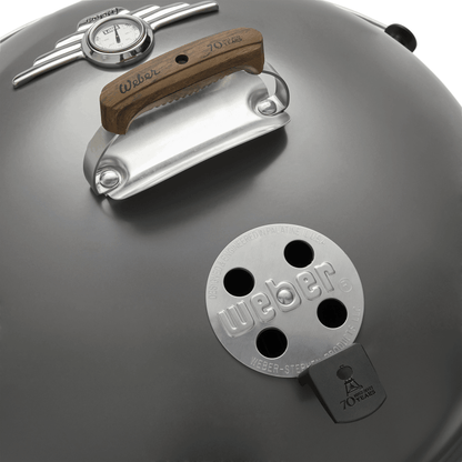 Asador De Carbón Kettle 70 Aniversario, 22" Hollywood Gray