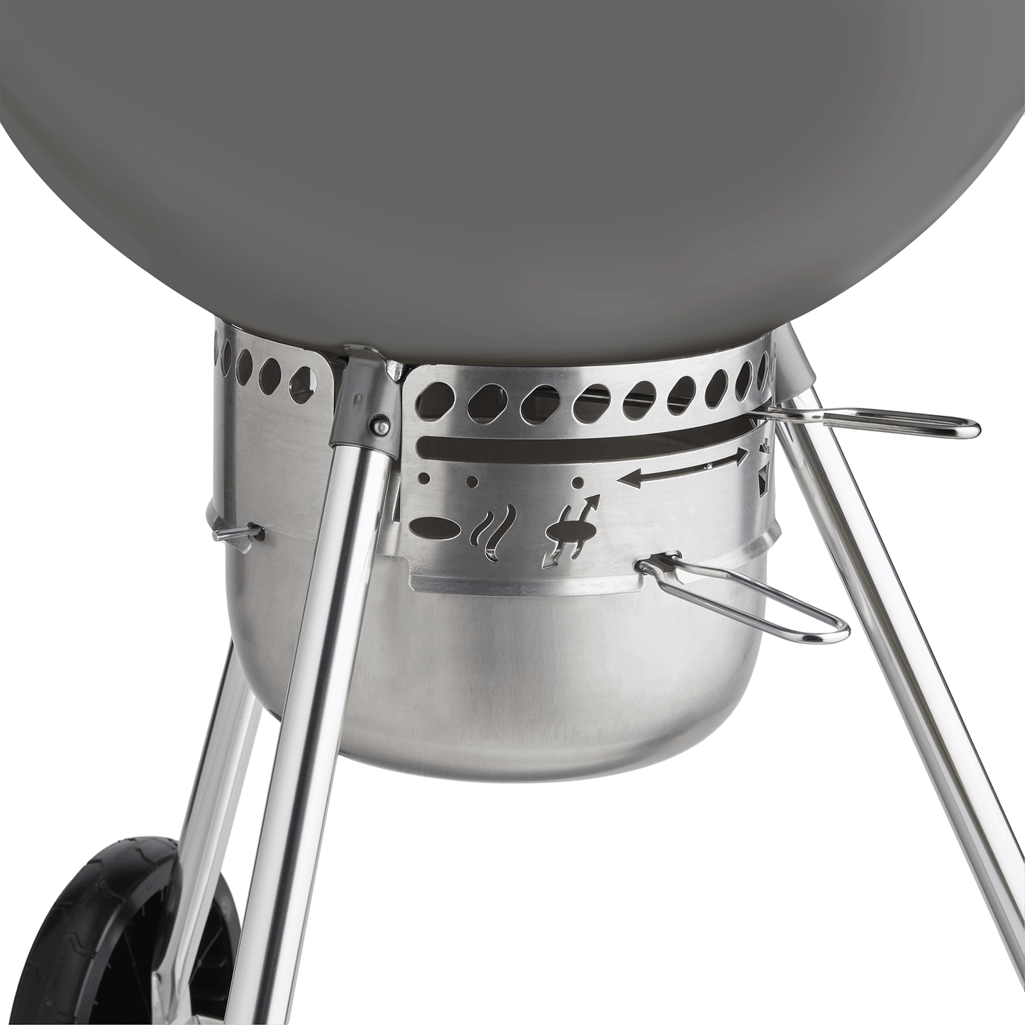 Asador De Carbón Kettle 70 Aniversario, 22" Hollywood Gray