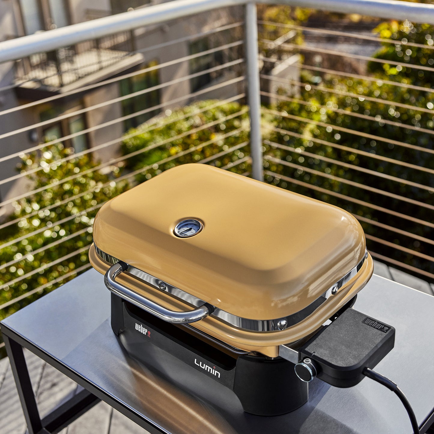 Asador Eléctrico Lumin Compact Amarillo Golden