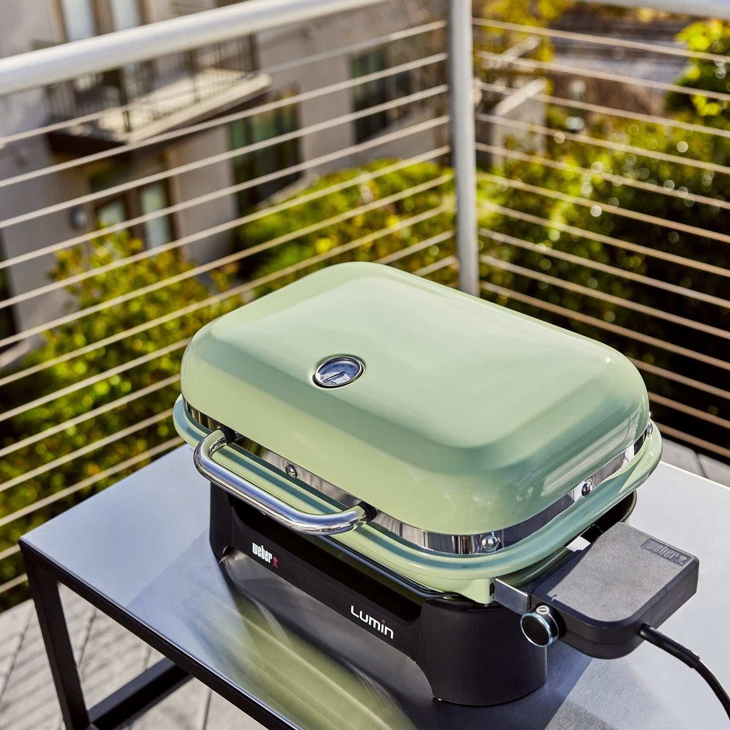 Asador Eléctrico Lumin Compact  Verde Seafoam