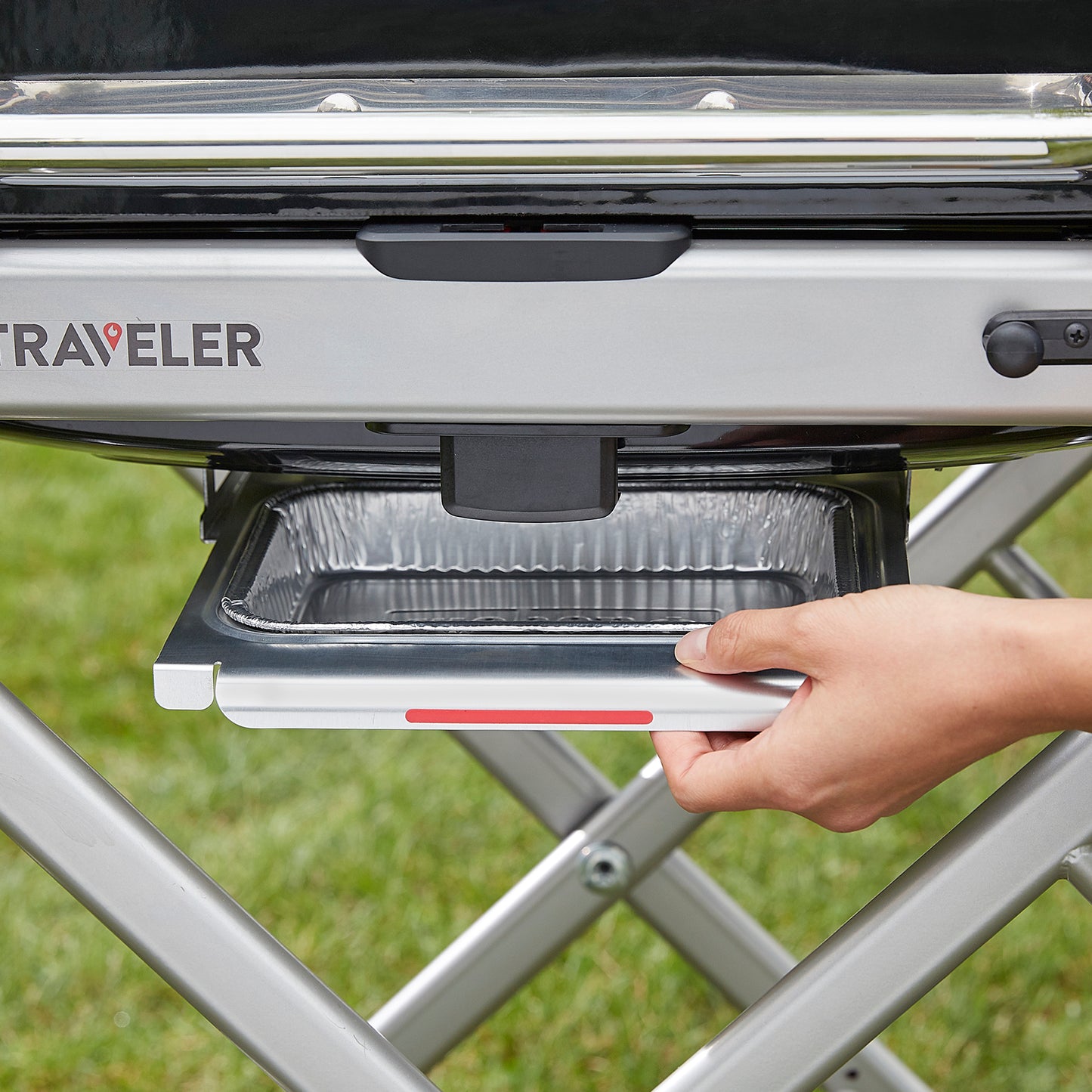 Asador Portátil De Gas Weber Traveler Negro