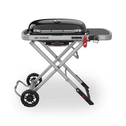 Asador Portátil De Gas Weber Traveler Negro