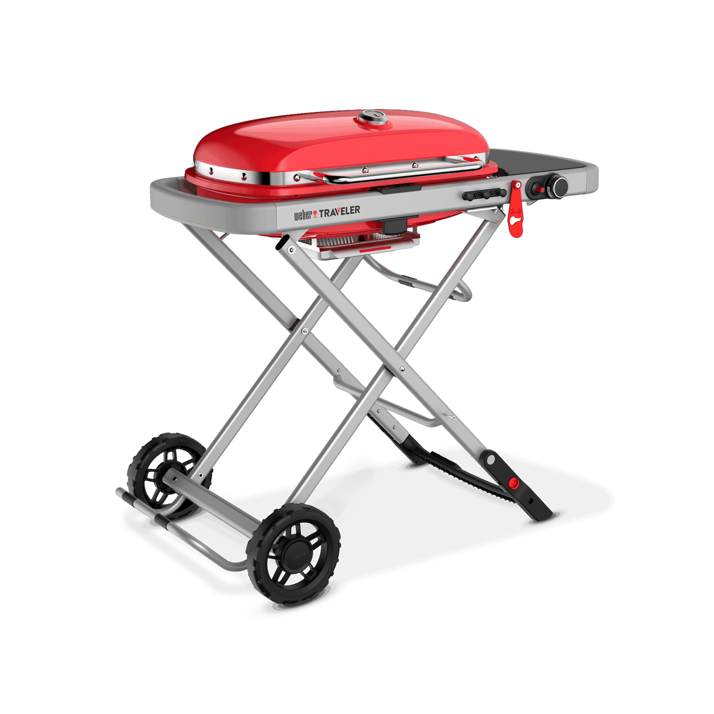 Asador Portátil De Gas Weber Traveler Rojo