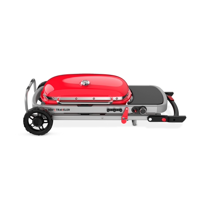 Asador Portátil De Gas Weber Traveler Rojo