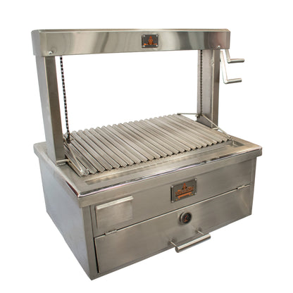 Asador a Carbón con Caja China