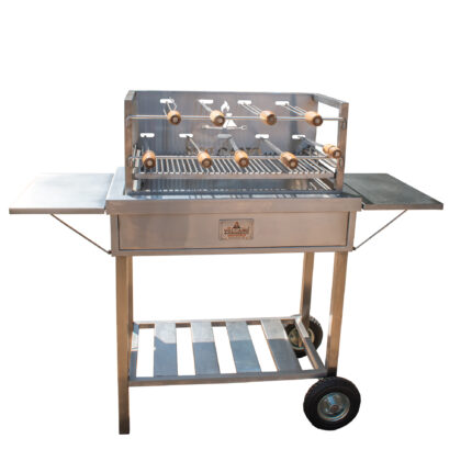 Vikingo Asador a Carbón con Rodizio Estático