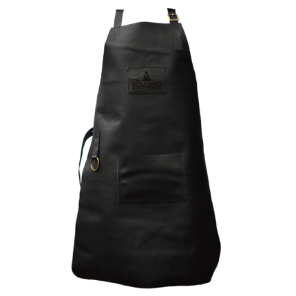 Delantal 100% Cuero Negro
