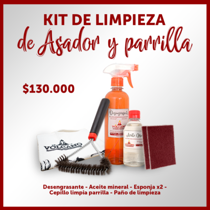 Kit de Limpieza de Asador y Parrilla