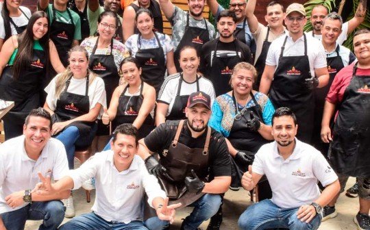 Participantes de un taller anterior